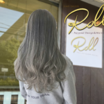 グレージュ ヘアスタイル 美容室 ロール 尼崎立花店